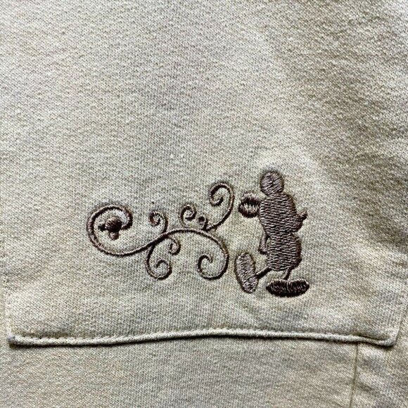 Vintage Disney Mickey Mouse Embroidered Pants Size M | 100% Cotton | Y2K Casual - Picture 4 of 8